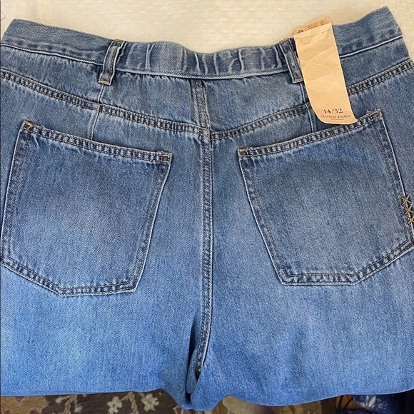 Scotch & Soda Women’s Wide-Leg Jeans Flatiron Blue Size 14/32 NWT - Picture 7 of 9